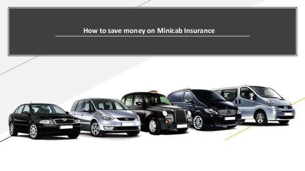 How to save money on Minicab Insurance