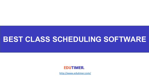 Best Class Scheduling Software Best Class Scheduling Software