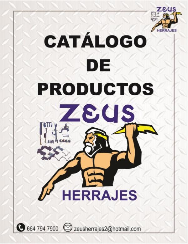 Catálogo CATÁLOGO ZEUS HERRAJES- ZH