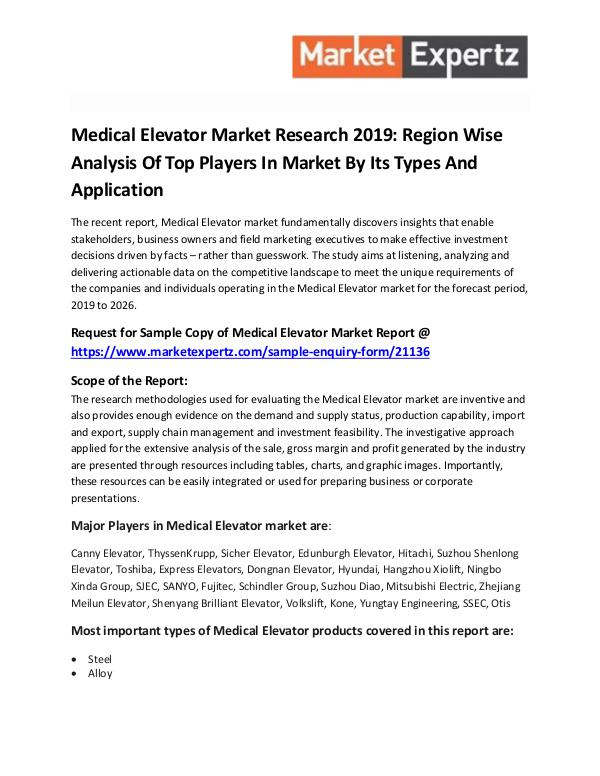 Medical Elevator Market