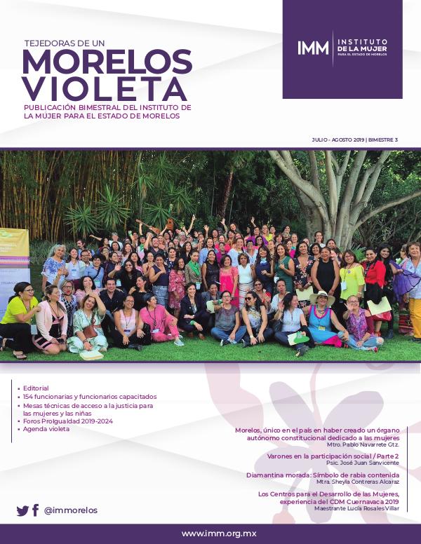 Morelos Violeta No. 3 Julio - agosto