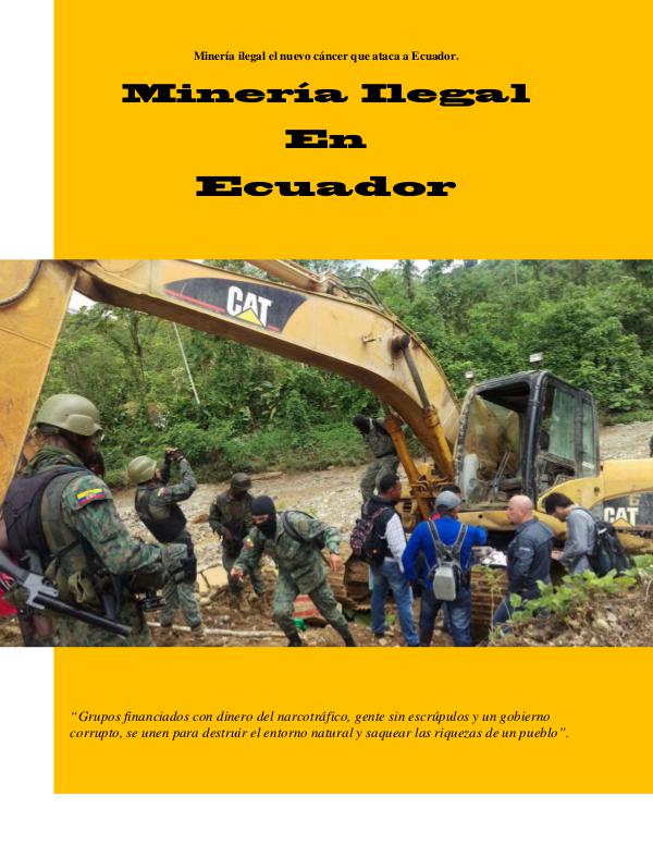 Mi primera publicacion Revsita Ecuador en La Mira