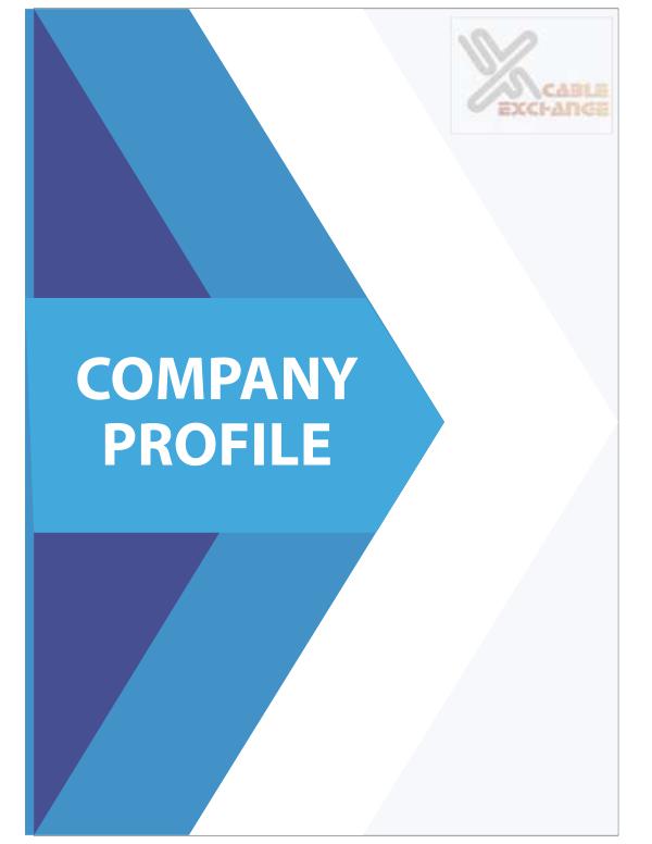 COMPANY PROFILE - OIL & Gas Cable Exchange Profile - Oil & Gas
