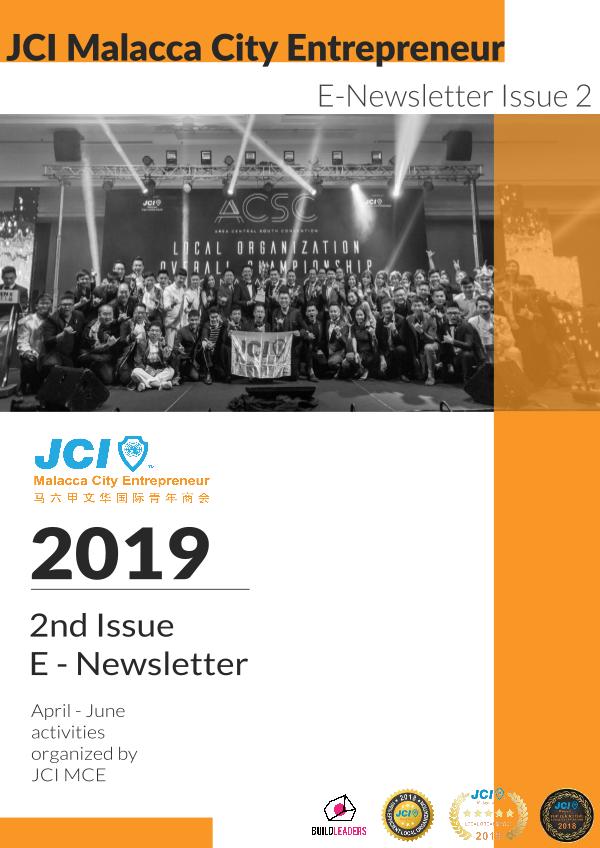 2019 JCI MCE E-newsletter Q2