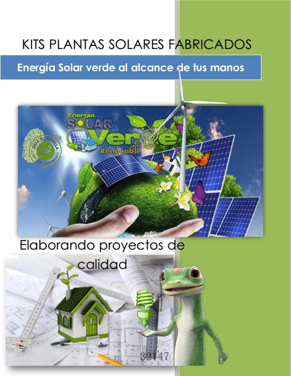 Plantas Energia Solar Portafolio KITS FABRICADOS PANTA SOLAR