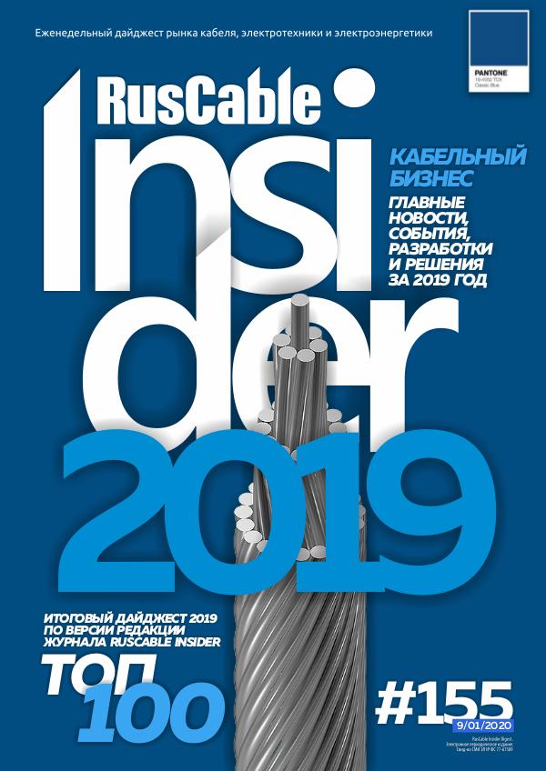 RusCable Insider Digest #155 - 9.01.2020 / ТОП-100 главных событий отрасли