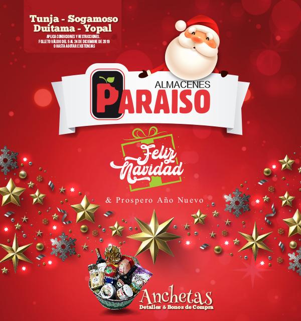 Folleto Navidad Almacenes Paraíso folleto navidad 2019