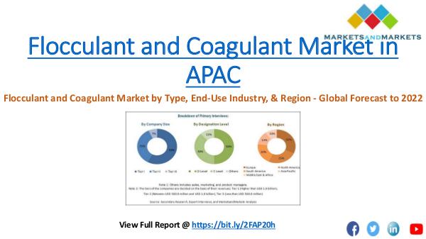 Flocculant and Coagulant Market