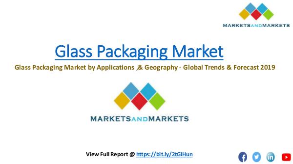 Packaging Trends Glass Packaging Market