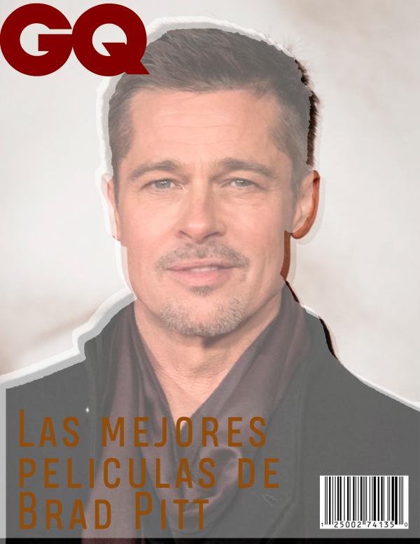 Mi primera publicacion Revista sobre Brad Pitt.