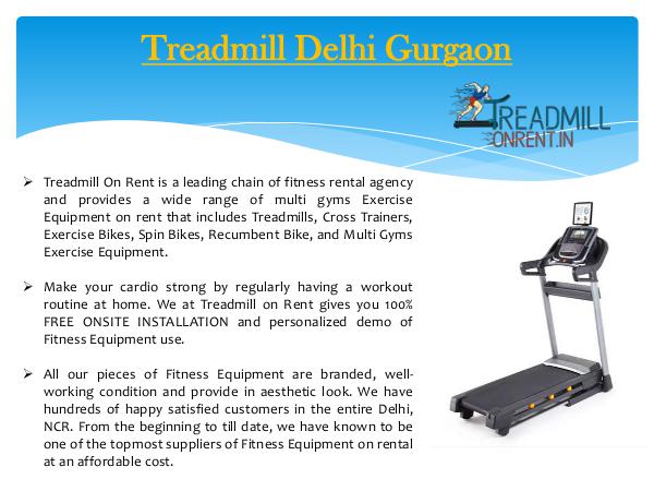 Treadmill Delhi Gurgaon Treadmill On Rent In Delhi