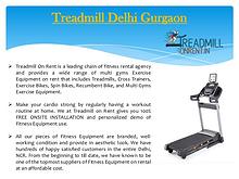 Treadmill Delhi Gurgaon