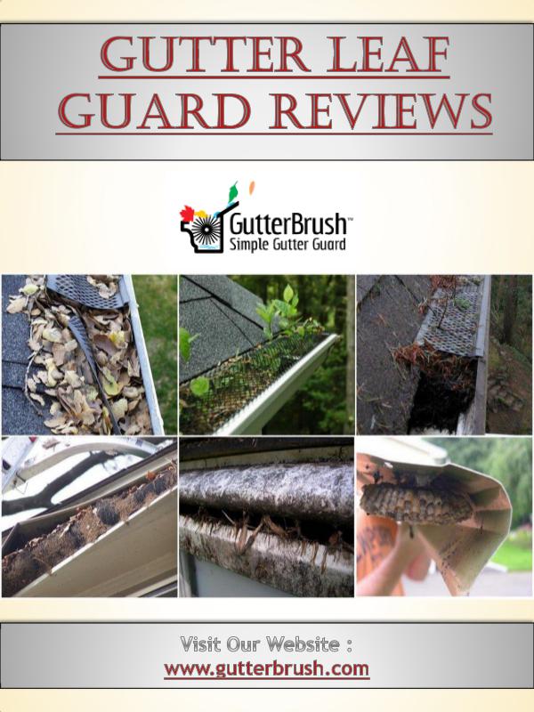 Do It Yourself Gutter Guards Gutter Leaf Guard Reviews