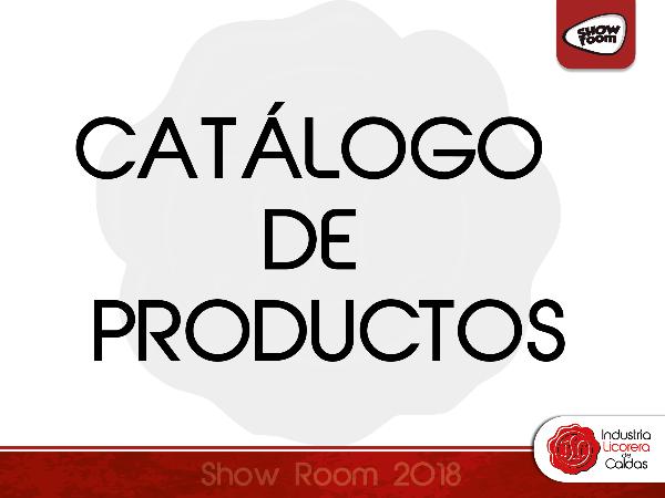 Catalogo Showroom CATALOGO SHOWROOM 2018