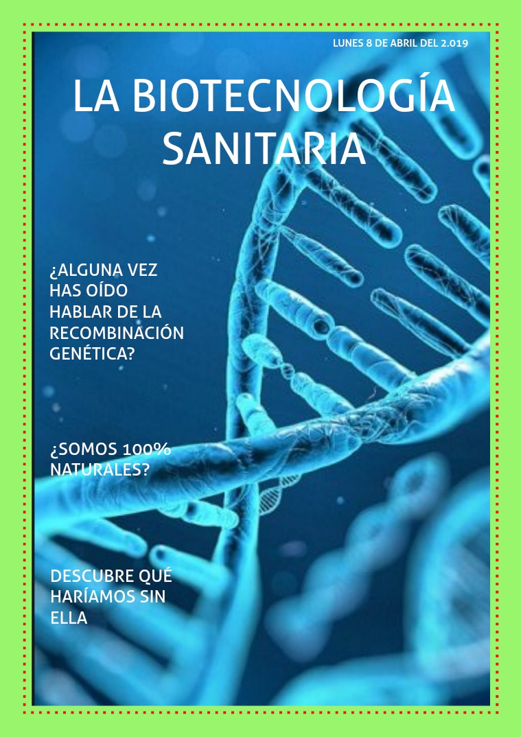 LA BIOTECNOLOGÍA SANITARIA LJM Revista 1