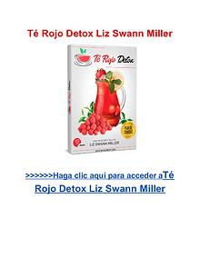Te Rojo Detox Liz Swann Miller