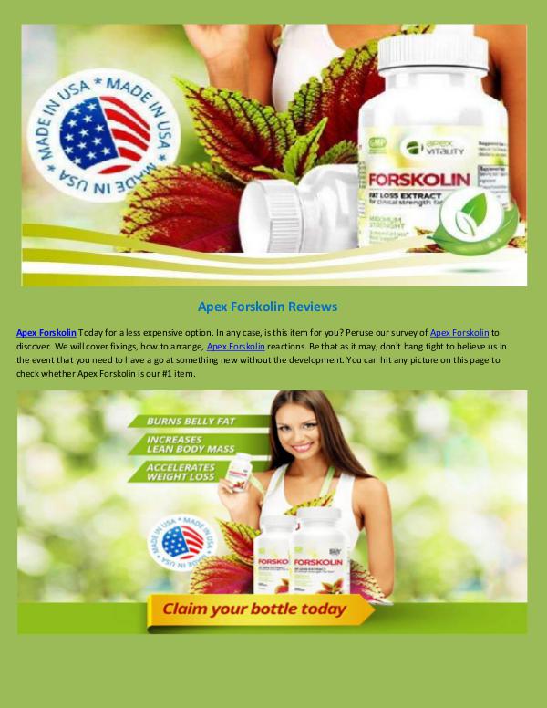 Apex Forskolin Reviews ! Weight loss Apex Forskolin Reviews-converted