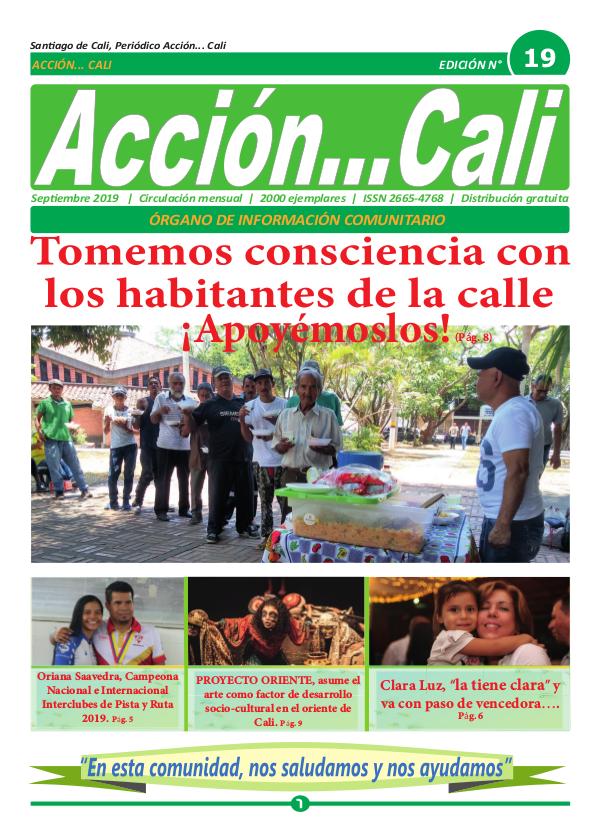 Periódico Acción... Cali 2019 Acción... Cali / Ed. 19 /  Septiembre