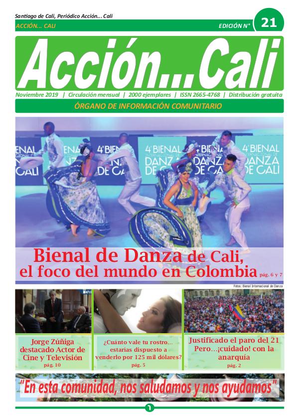 Periódico Acción... Cali 2019 Acción... Cali / Ed. 21 / Noviembre