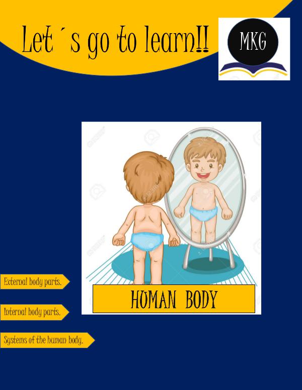 Educational magazine human body
