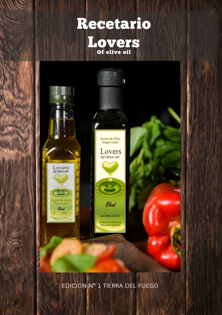 Lovers of olive oil RECETARIO LOVERS OLIVE OIL