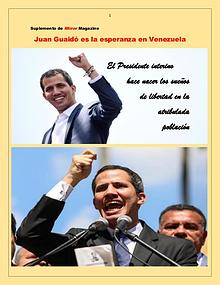 Guaidó es la esperanza de Venezuela