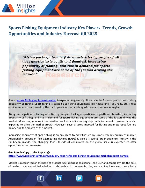 Sports Fishing Equipment Industry Sports Fishing Equipment Industry