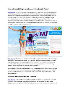 Keto Advanced Weight Loss Review: How Does it Work?
