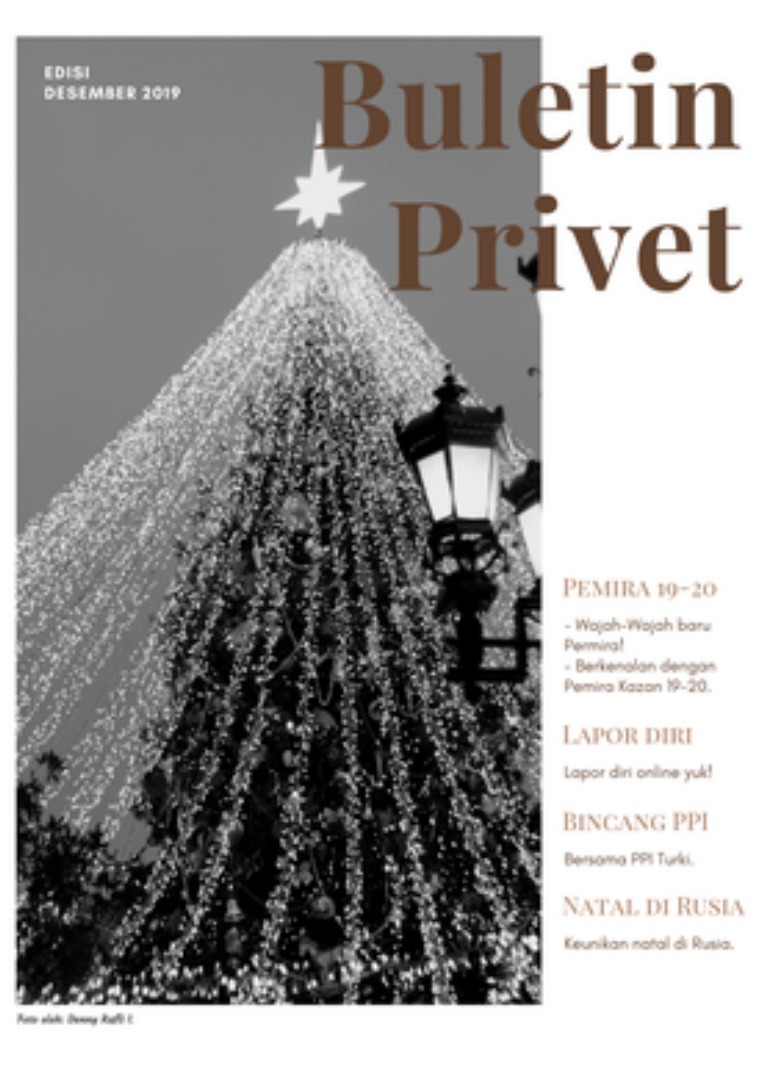 Buletin Privet Edisi Desember 2019 (30 Desember 2019)
