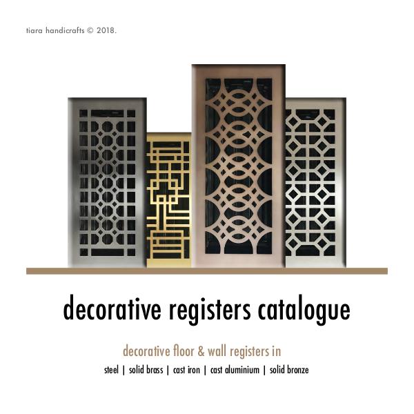 Floor Registers © Catalogue 2019 Tiara Register Catalogue