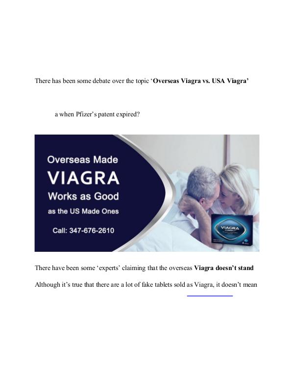 What are the benefits & Dosages of Viagra tablets? Does-Overseas-made-Viagra-works-as-good