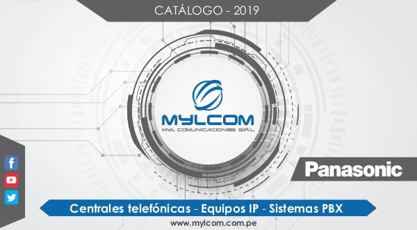 Mylcom Centrales Panasonic CATALOGO MYLCOM - 2019 (EQUIPOS Y CENTRALES TELEFO