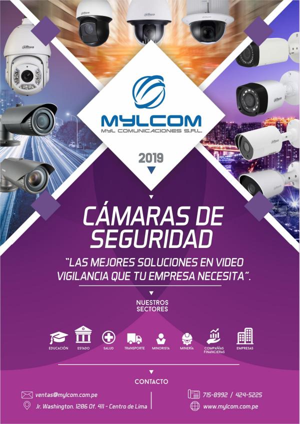 SOLUCIONES Y TECNOLOGÍA EN CÁMARAS DE VIDEOSEGURIDAD CÁMARAS DE VIDEOVIGILANCIA (MYLCOM 2019)