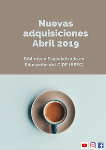 Nuevas adquisiciones abril 2019