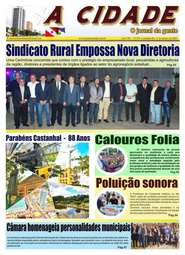 Jornal A Cidade - Castanhal Jan/2020