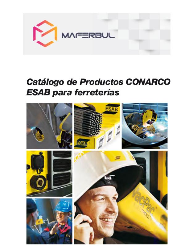 Catálogo de ESAB - CONARCO CATALOGO ESAB - MAFERBUL