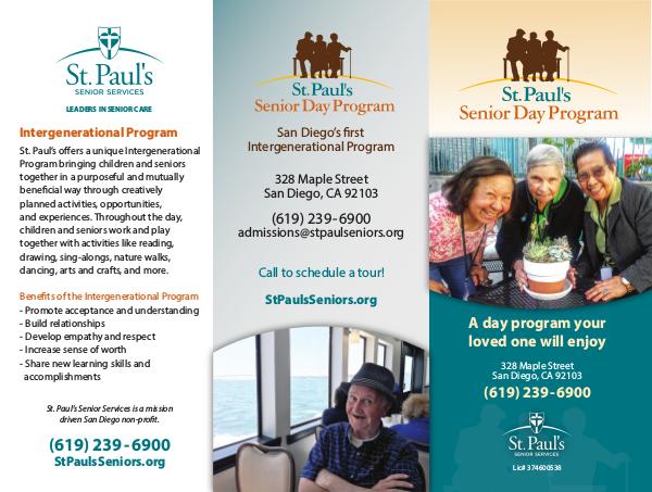 St. Paul’s Senior Day Program