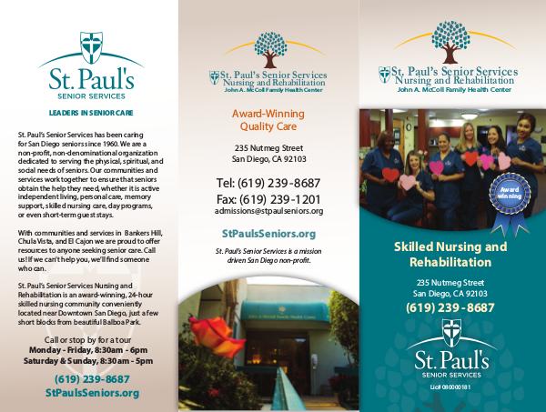 St. Paul’s Senior Services Nursing Rehabilitation