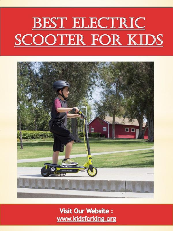 Best Pedal Car For Kids Best Electric Scooter For Kids | kidsforking.org
