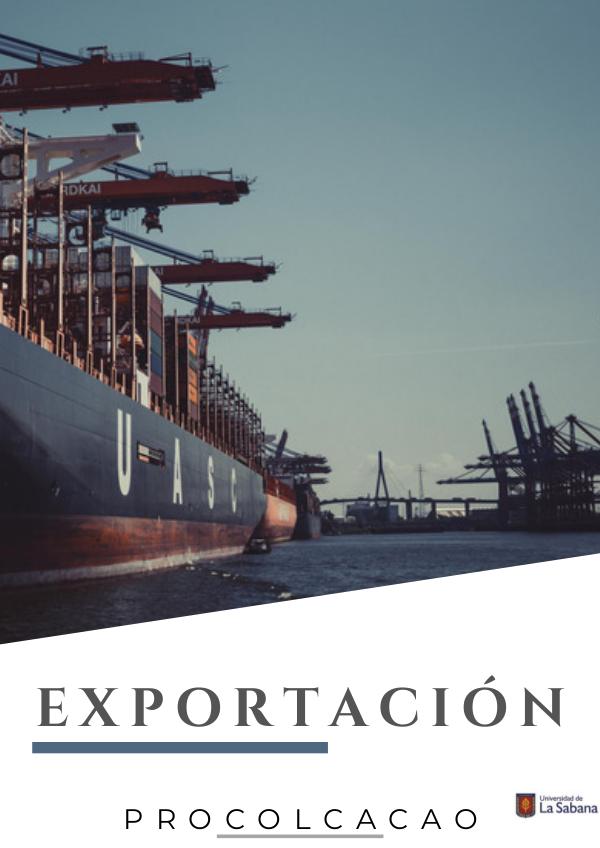 Exportación Procolcacao Exportación Comercio