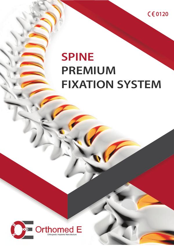 My first Publication Spine Fixation system Catalogue