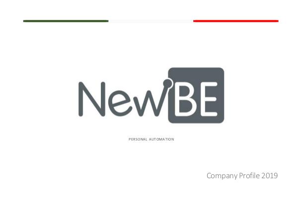 Newbe Company Profile 2019 Ita Newbe Company Profile 2019 - ITA
