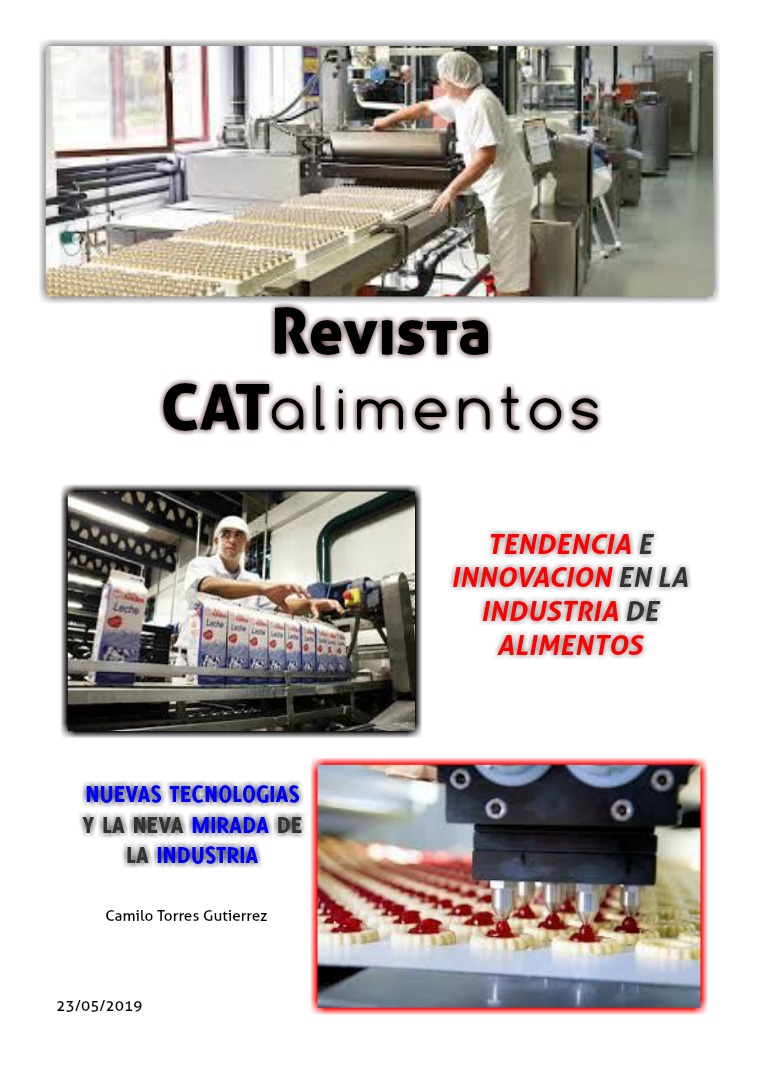 Mi primera publicacion Revista CATalimentos editorial UNAD Camilo Torres