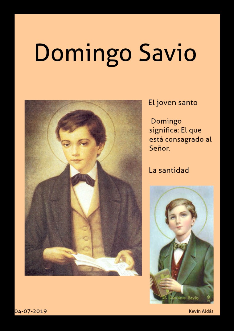 El estado físico Santo Domingo Savio