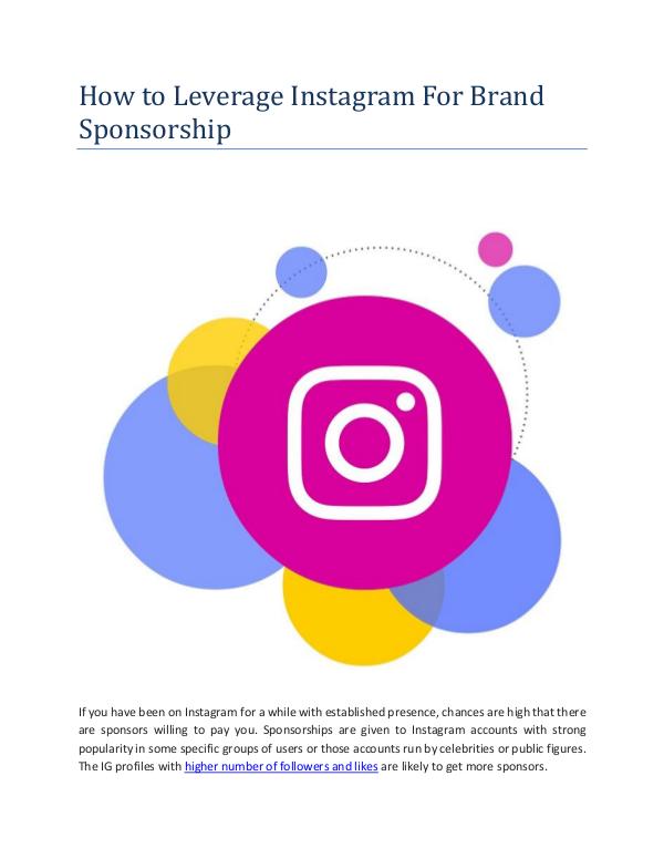How to leverage Instagram for brand sponsorship how-to-leverage-instagram-for-brand-sponsorship