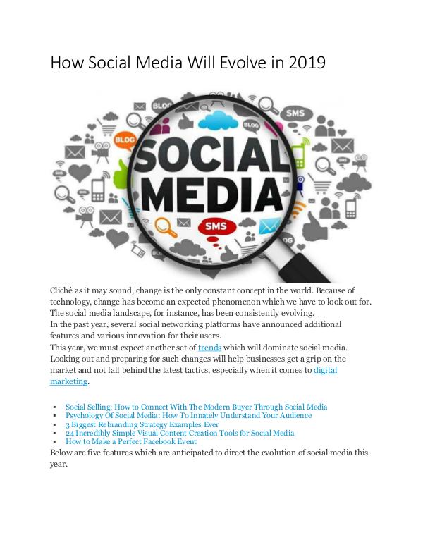 How social media will evolve in 2019 how-social-media-will-evolve-in-2019