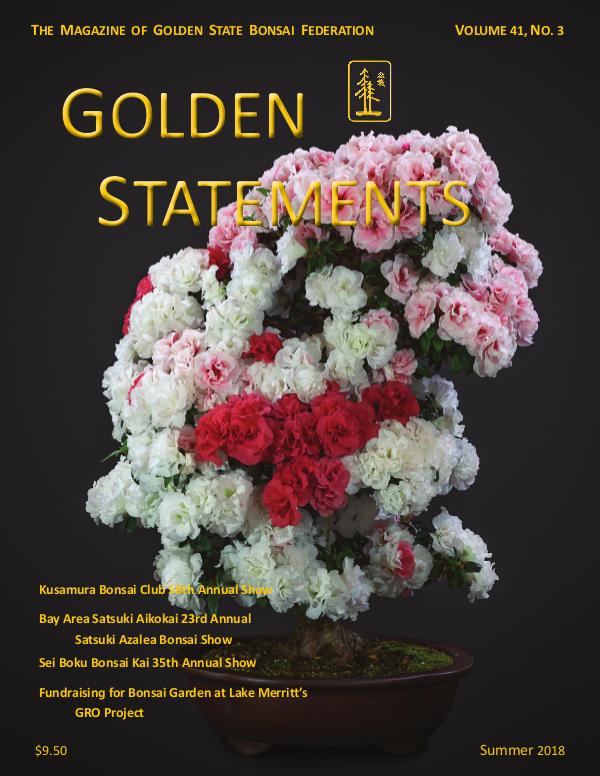 Golden Statements Magazine 2018 Summer 2018