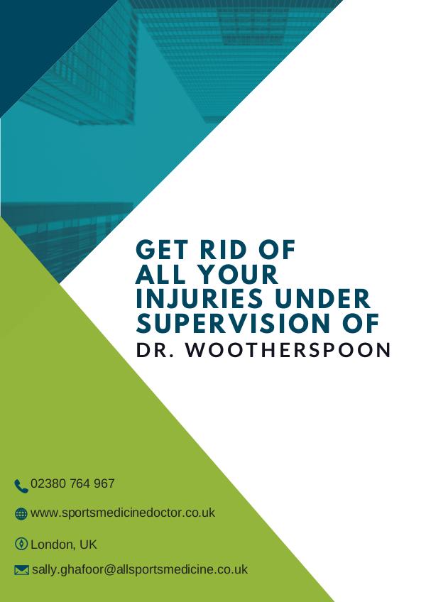 Sports Medicine Doctor Get Rid of All Your Injuries