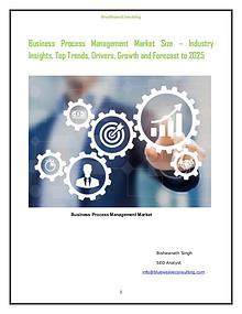 Global Business Process Management Market - 2019