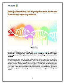 Global Epigenetics Market Report 2019-2025